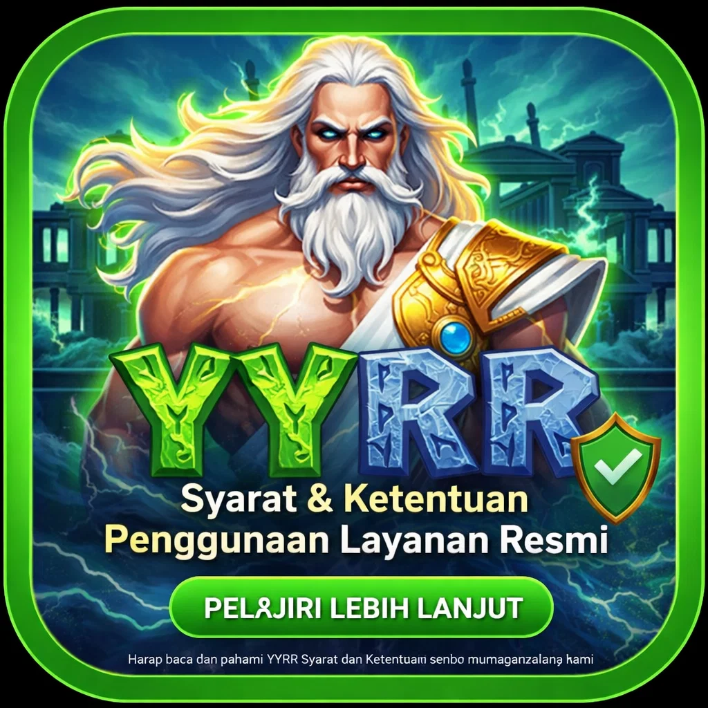 Halaman Syarat & Ketentuan YYRR resmi yang menjelaskan aturan penggunaan akun dan layanan

